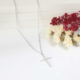 تصویر 2 از گردنبند نقره صلیب زنانه مناسب هدیه به عزیزان و دوستان