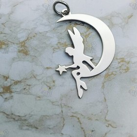 تصویر 4 از گردنبند نقره زنانه ماه سبک و خوش‌استایل برای هر موقعیت