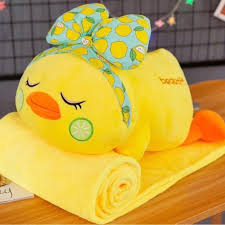 تصویر 1 از پتو جوجه ای با طرح کارتونی ویژه کودکان با الیاف نرم و سبک