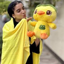 تصویر 4 از پتو جوجه ای با طرح کارتونی ویژه کودکان با الیاف نرم و سبک