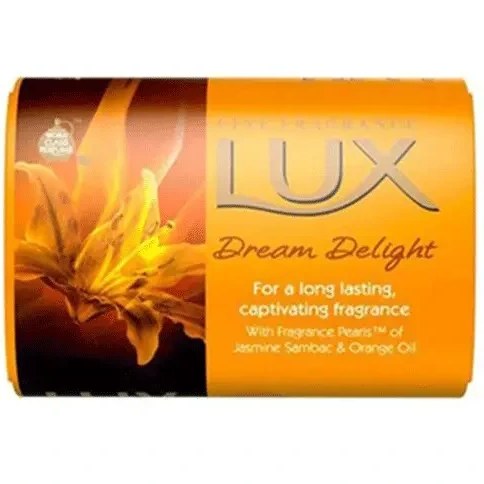 صابون لوکس خارجی حاوی روغن یاس سامباک و روغن پرتقال