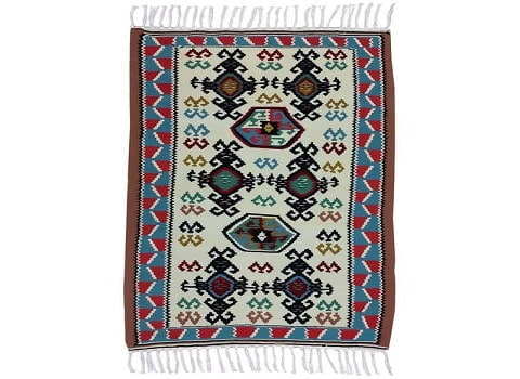 تصویر 3 از گلیم دستبافت کوچک انتخابی کاربردی برای دکوراسیون