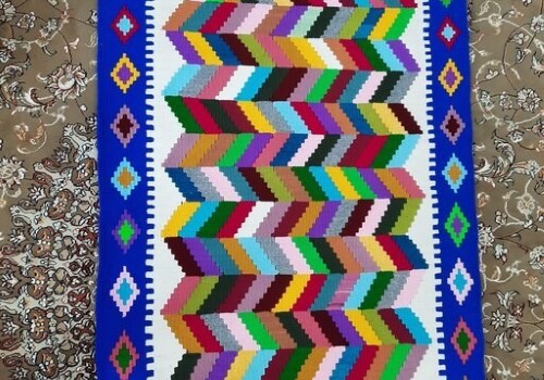 تصویر 2 از گلیم دستبافت سوزنی جلوه‌ ای از هنر سنتی و هویت بومی