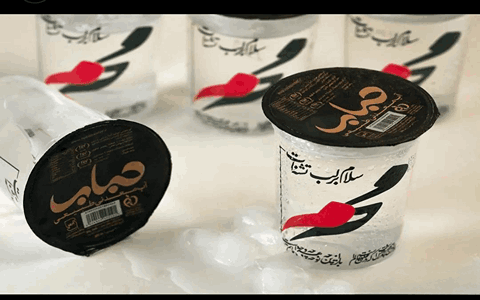آب معدنی لیوانی طرح محرم با بسته‌ بندی ویژه مراسم مذهبی