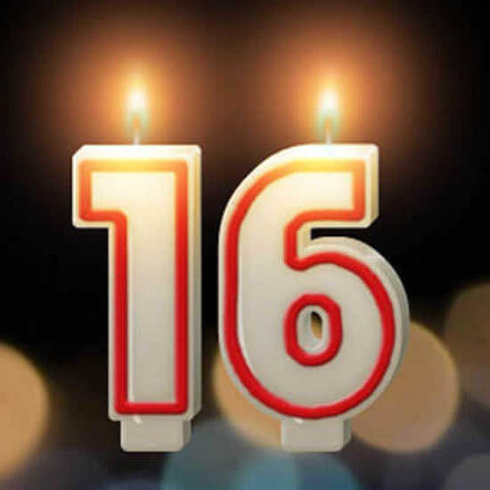 تصویر 4 از شمع تولد مدرن مناسب تم‌ های رنگی مختلف