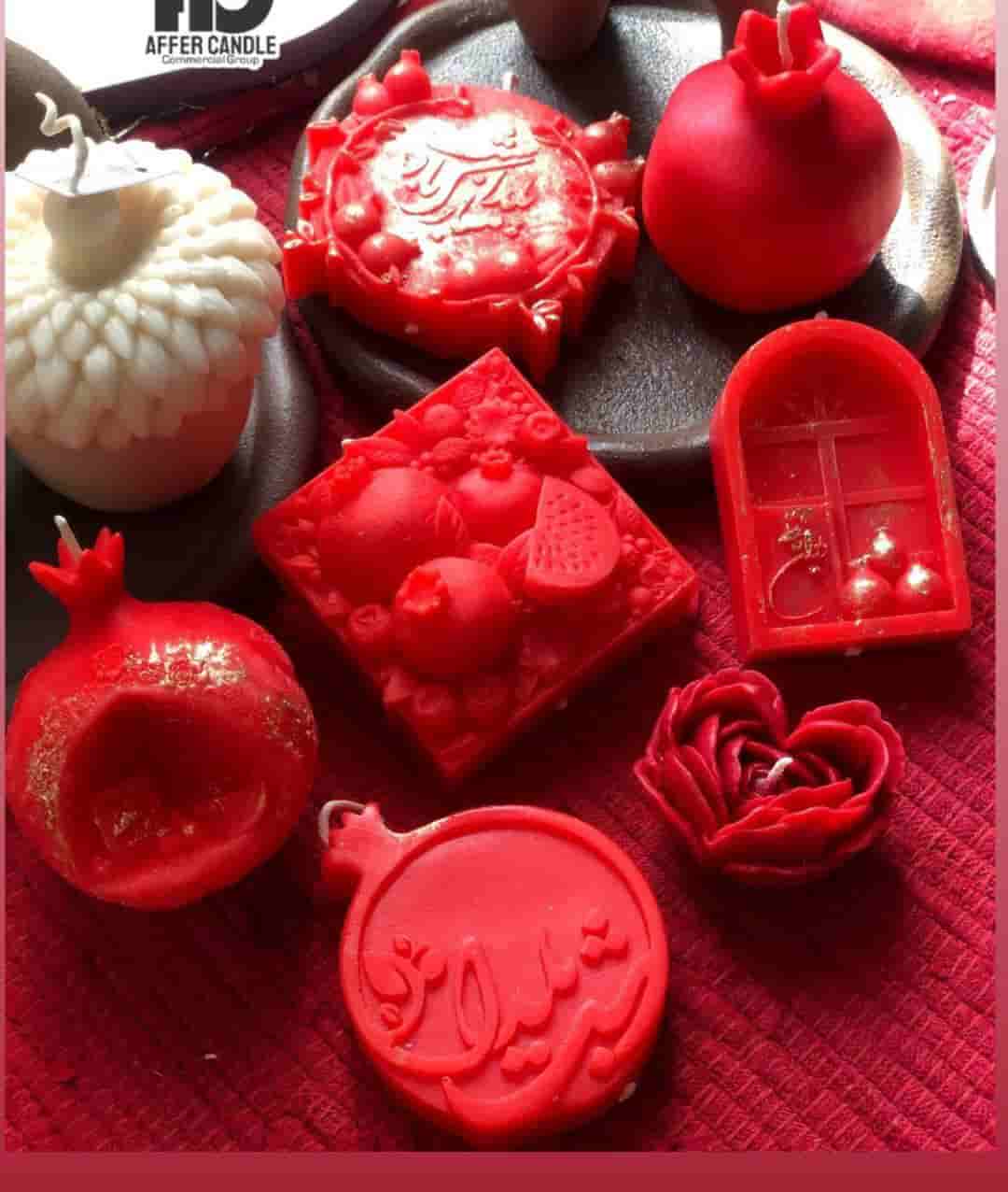 شمع یلدایی دست‌ ساز با کیفیت عالی