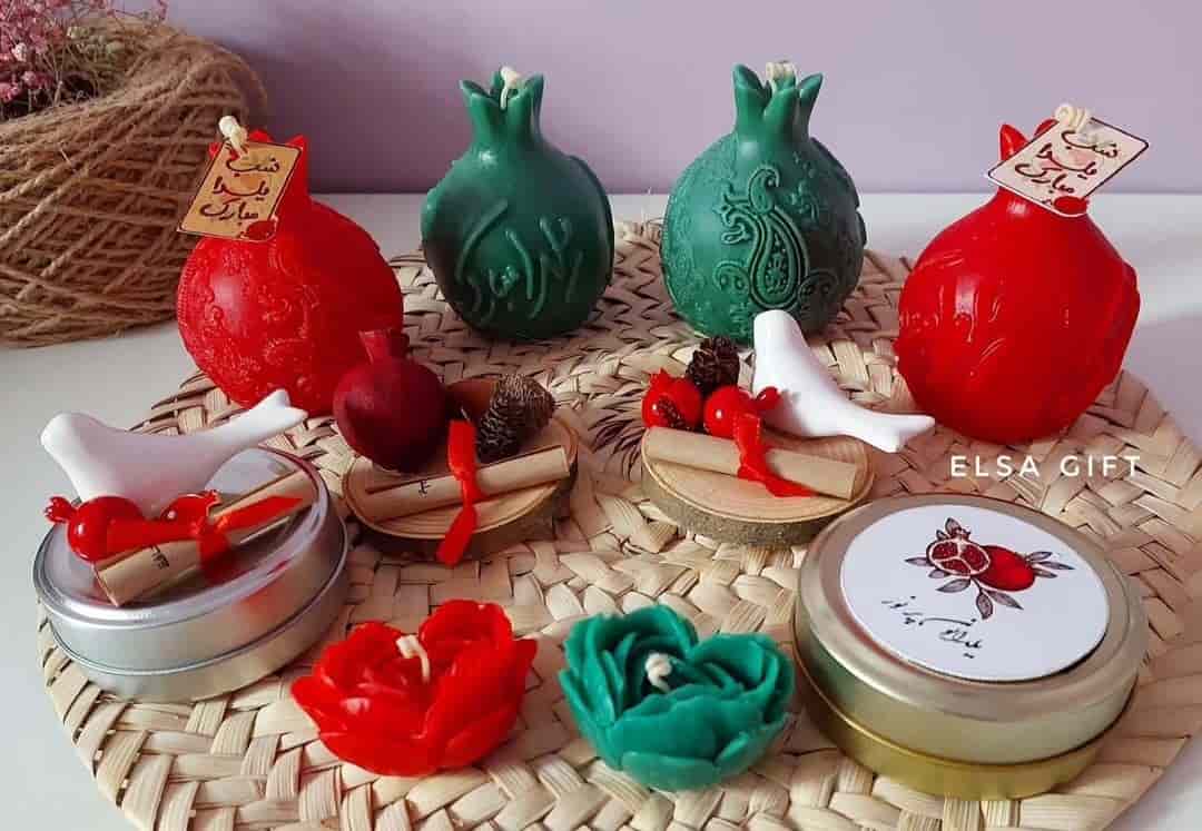 تصویر 2 از شمع یلدایی دست‌ ساز با کیفیت عالی