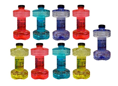 تصویر 1 از آب معدنی طرح دمبل با بسته‌ بندی کاربردی برای ورزشکاران