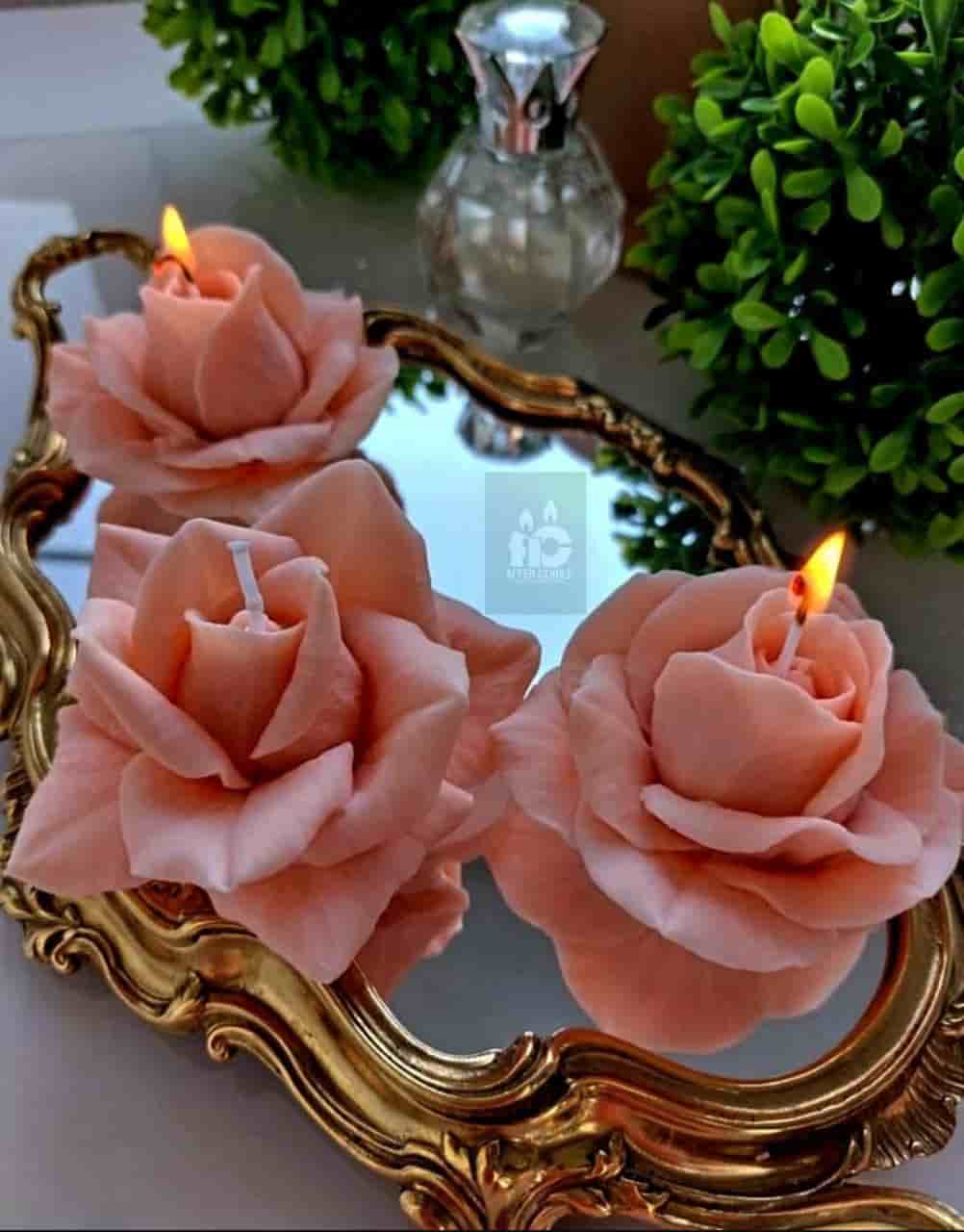 تصویر 3 از شمع عمده فانتزی برای هدیه و دکوراسیون