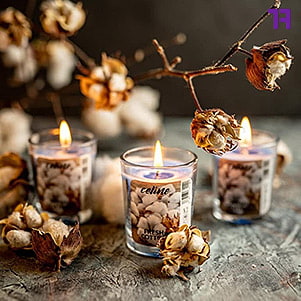 شمع های خاص عطری با رایحه‌ های دلنشین و طبیعی