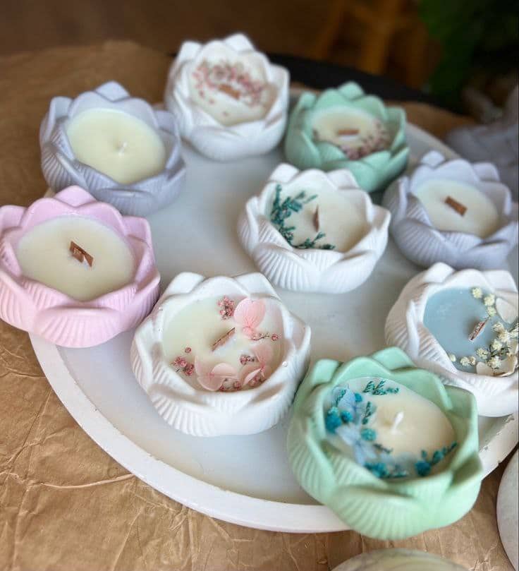 تصویر 1 از شمع های فانتزی خلاقانه با بسته‌بندی لوکس