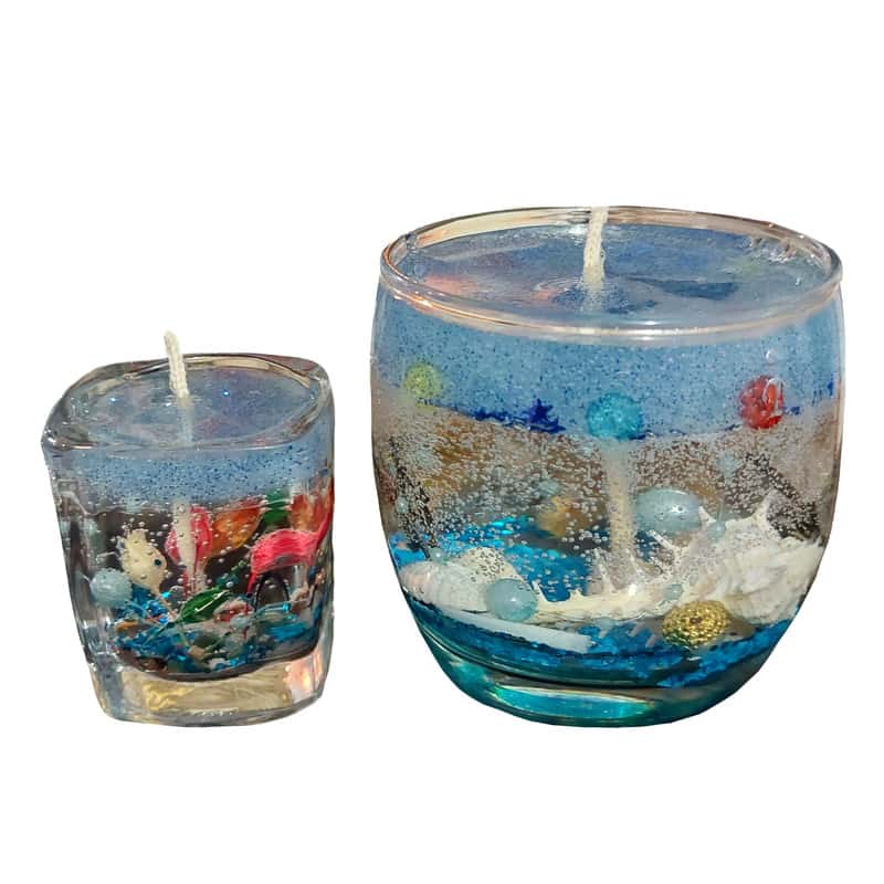 شمع دریایی کوچک و بزرگ در اندازه‌ های متنوع