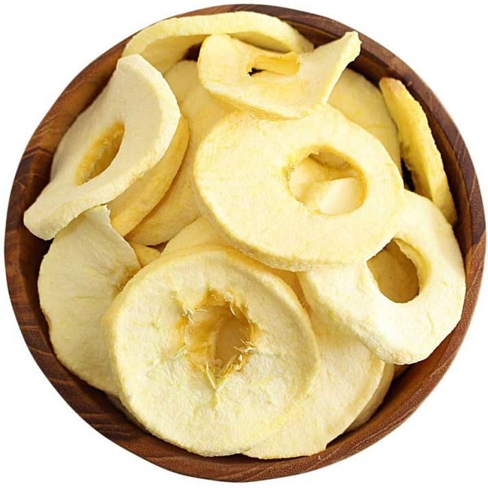 سیب خشک تازه و خوشمزه مناسب مصرف روزانه
