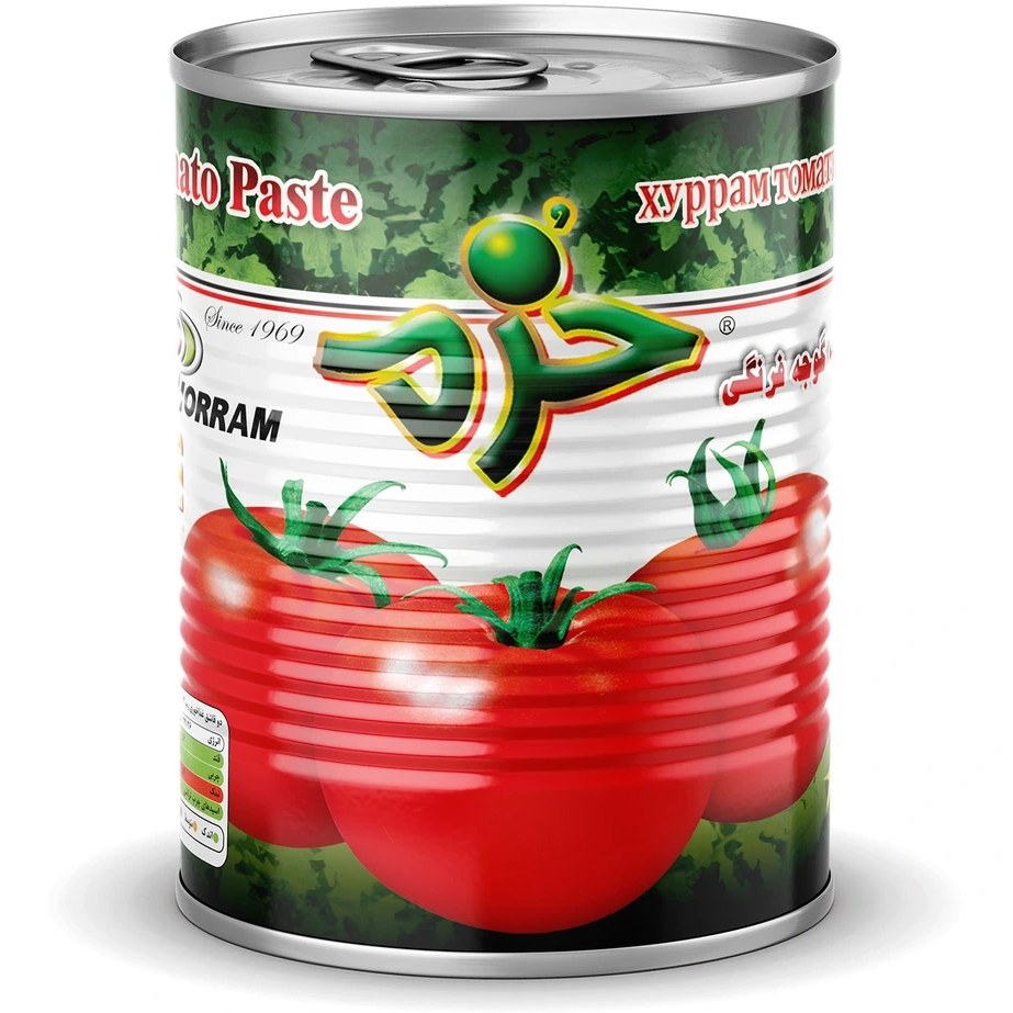 رب گوجه فرنگی 400 گرمی خرم با کیفیت برتر