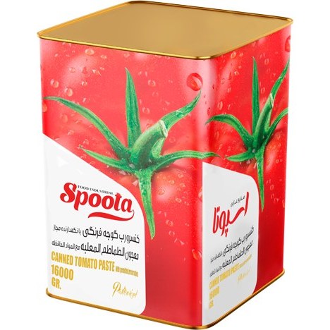 رب گوجه فرنگی ۱6 کیلوگرمی اسپوتا درجه یک