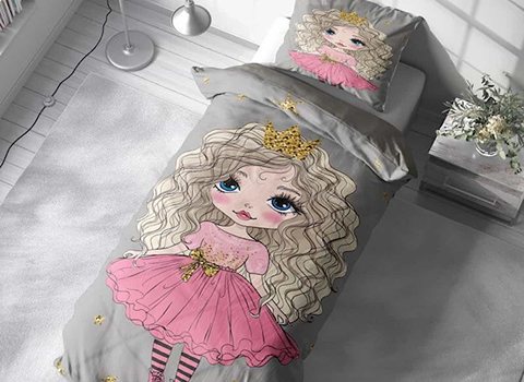 تصویر 3 از پتو دخترانه با رنگ‌ های شاد و طراحی فانتزی