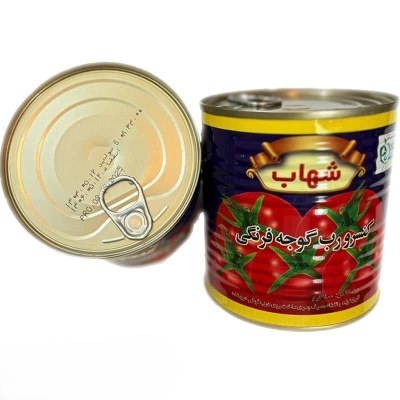 رب گوجه فرنگی شهاب 800 گرمی با بهترین مواد اولیه