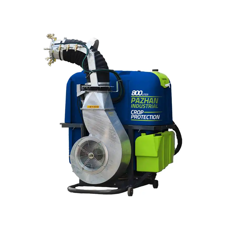 سمپاش توربینی باغی با بازدهی بالا و پاشش یکنواخت