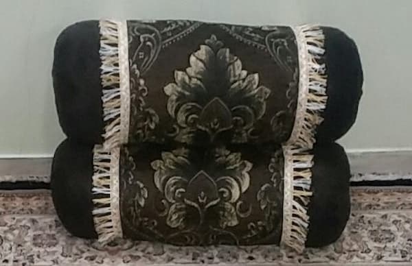 تصویر 3 از بالشت لوله ای سنتی با روکش ضد حساسیت و نرم بر پوست