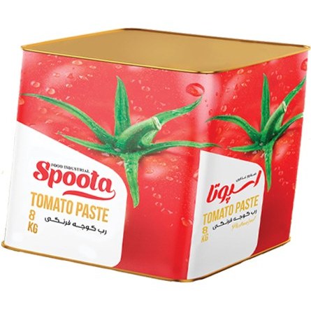 رب گوجه فرنگی اسپوتا در انواع بسته بندی ها