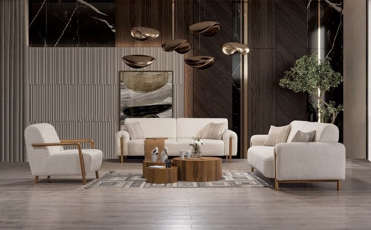 تصویر 3 از مبلمان چوب با فرم‌ های ساده و کاربردی