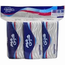 تصویر 2 از دستمال کاغذی هپی هوم نرم با بسته‌ بندی اقتصادی