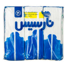 دستمال کاغذی نارسیس بسته‌ بندی جمع‌ و جور و بهداشتی