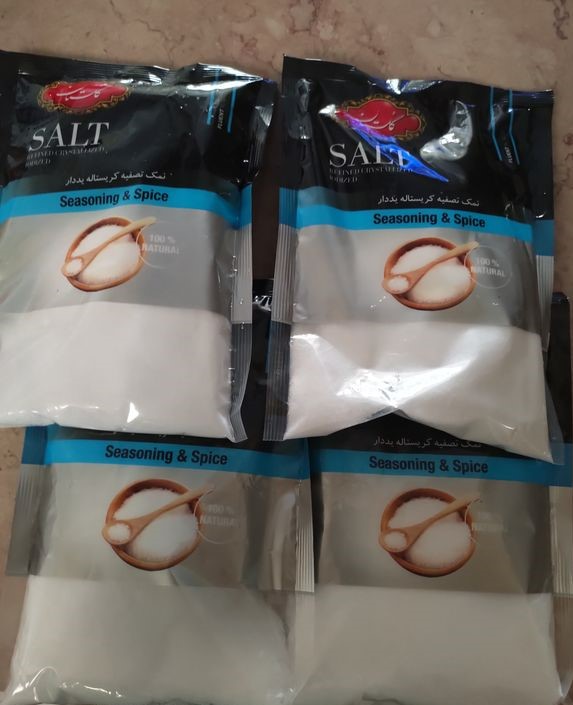 تصویر 1 از نمک تصفیه کریستاله ید دار گلستان 500 گرم