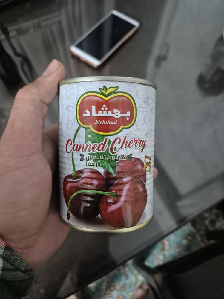 فروش عمده کمپوت گیلاس درجه یک