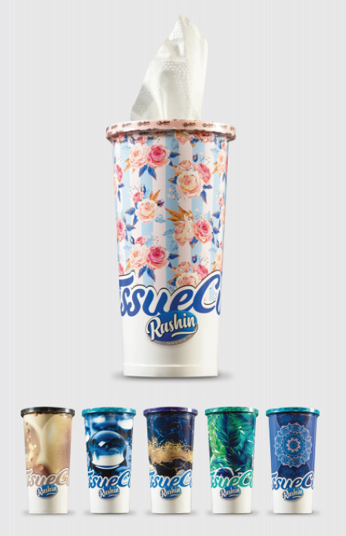 تصویر 2 از دستمال کاغذی لیوانی ویژه سفر و پیک‌ نیک با طراحی جمع‌ و جور