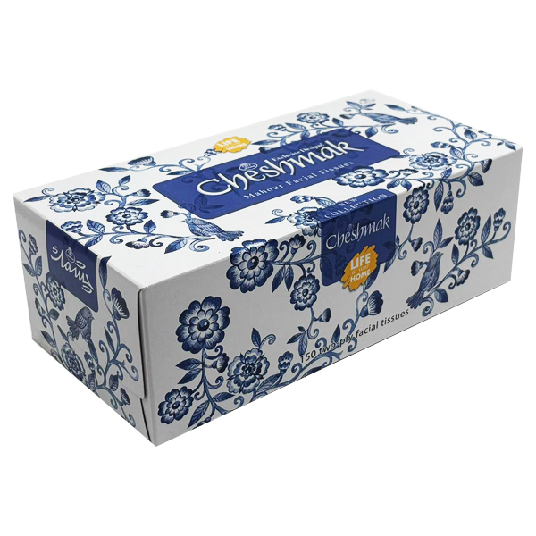 دستمال کاغذی چشمک با طرح فانتزی و رنگارنگ