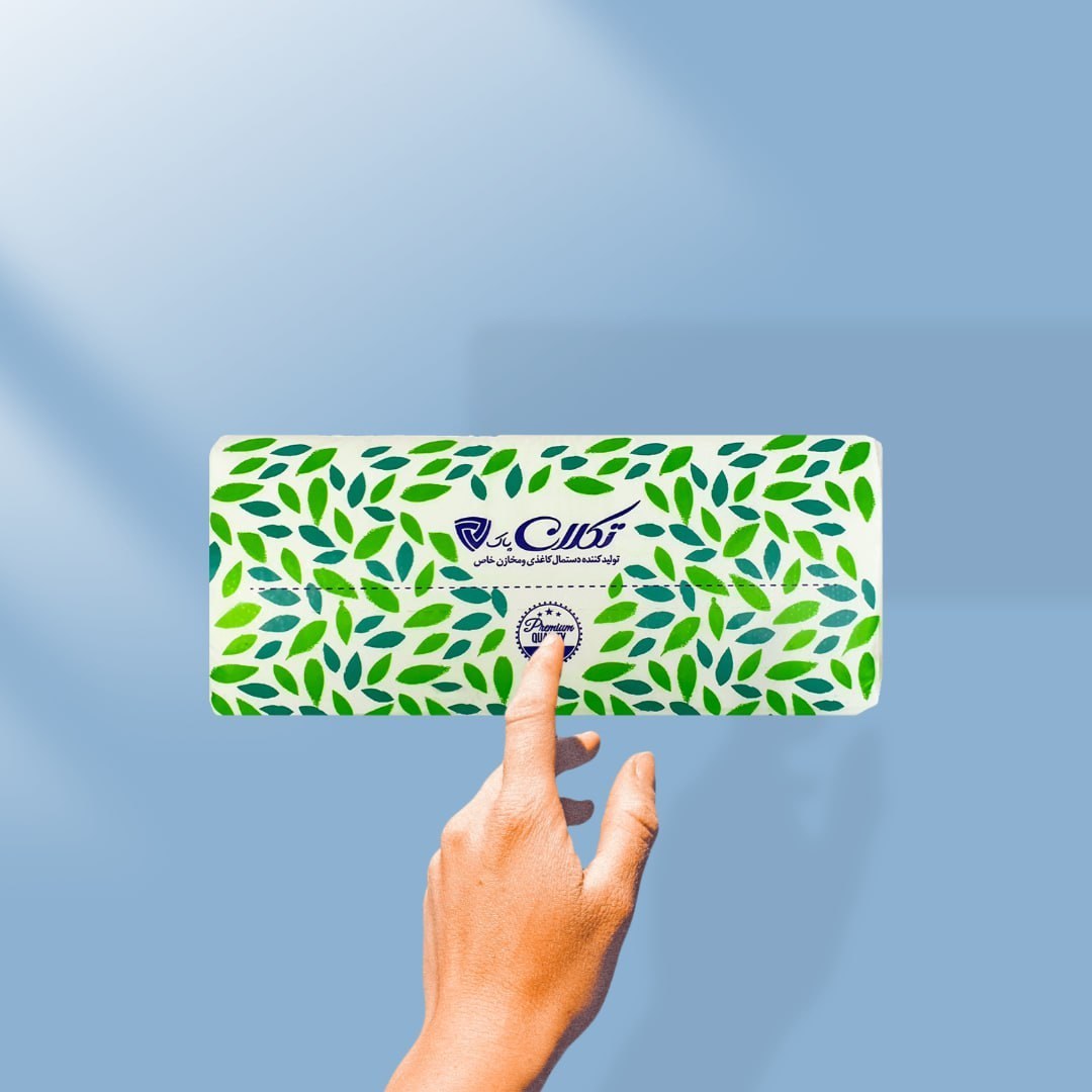 تصویر 1 از دستمال کاغذی تکلان مناسب رستوران و کافه با بسته‌ بندی کاربردی