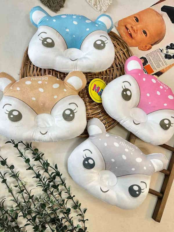 بالشت طفلانه استاندارد با طراحی ایمن برای حفظ فرم گردن کودک