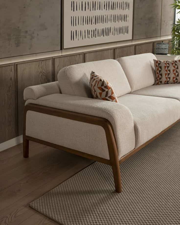 مبلمان یاشیل با متریال درجه یک