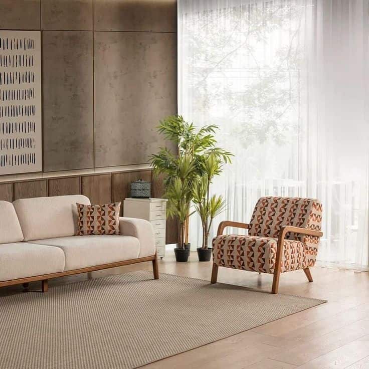 تصویر 3 از مبلمان یاشیل با متریال درجه یک