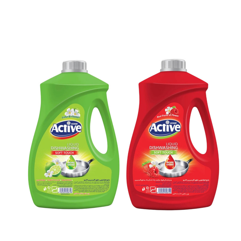 مایع ظرفشویی قرمز اکتیو درجه یک بدون‌ رسوب