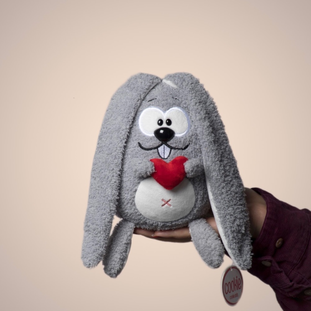 تصویر 1 از عروسک صورتی گوش دراز پولیشی بادوام بالا