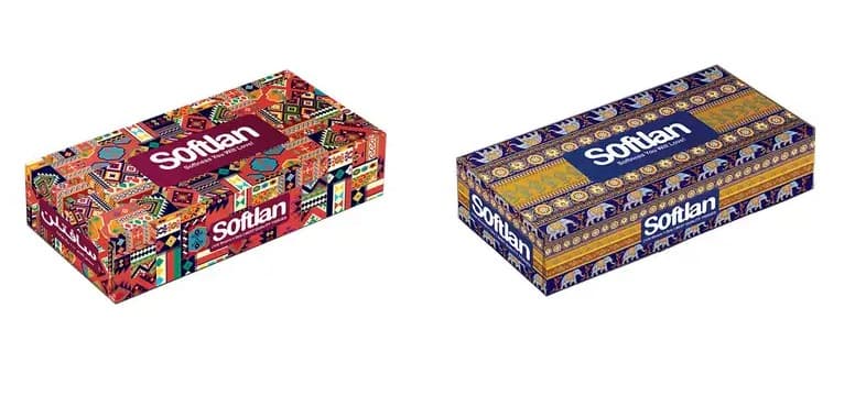 تصویر 2 از دستمال کاغذی سافتلن چند لایه و مقاوم