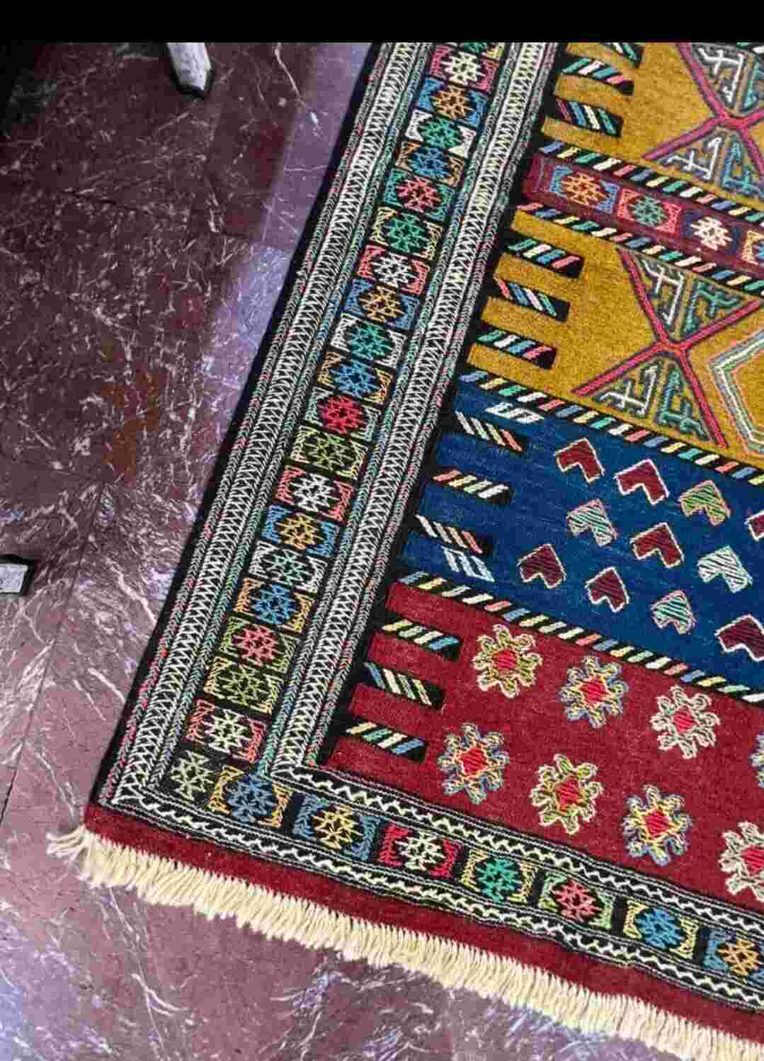 گلیم سوماک دست بافت قوچان خراسان