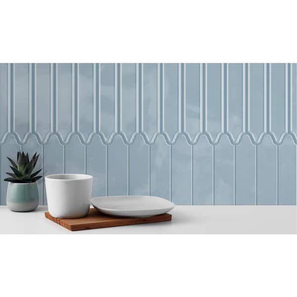 تصویر 3 از کاشی قرنیز سرامیکی براق در دکور خانه