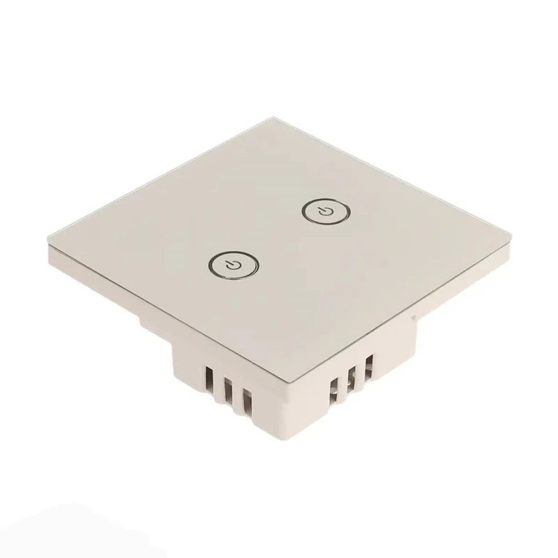 تصویر 2 از کلید و پریز برق دیواری طرح جدید لمسی سفید