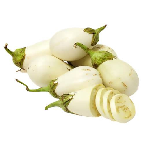 تصویر 1 از بادمجان سفید ارگانیک و طبیعی با مزه دلپذیر