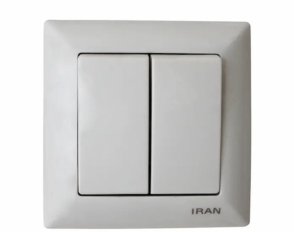 تصویر 2 از انواع کلید و پریز سفید با طراحی ساده و زیبا