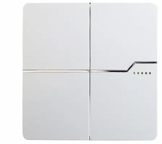 تصویر 1 از کلید و پریز ویرا T2 سفید با طراحی مینیمال و مدرن