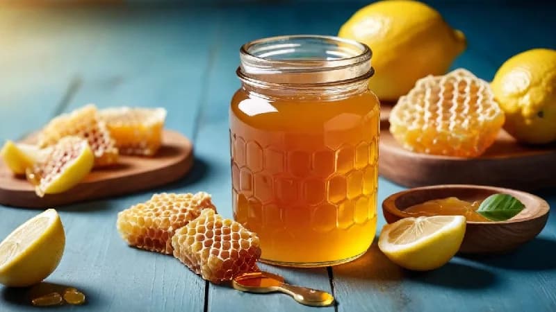 تصویر 2 از عسل موم دار ارگانیک تازه برداشت شده و ارگانیک خالص