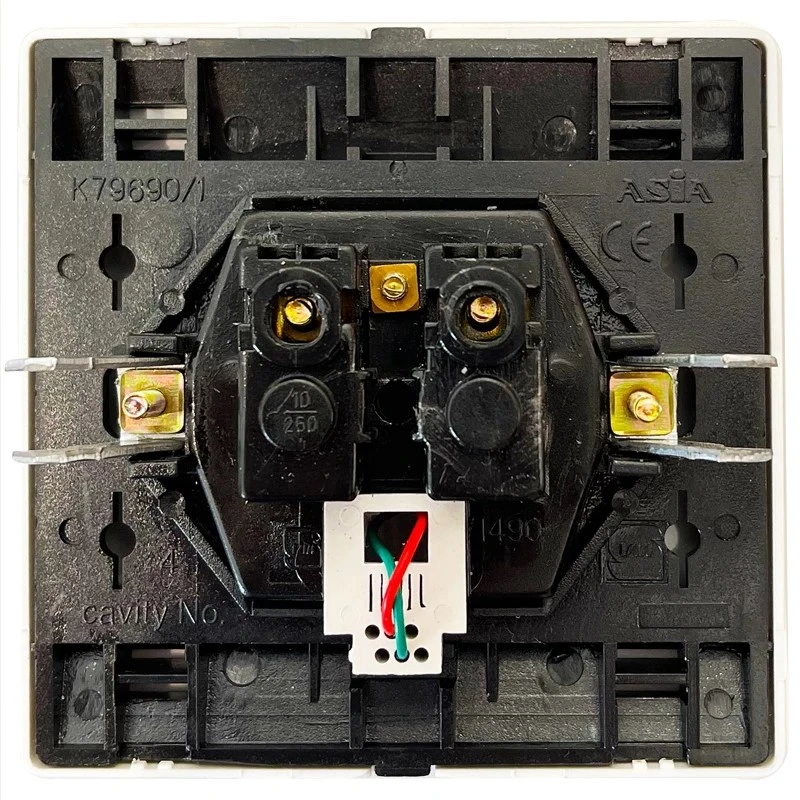 تصویر 2 از پریز تلفن دو منظوره آسیا الکتریک + انتخاب عالی
