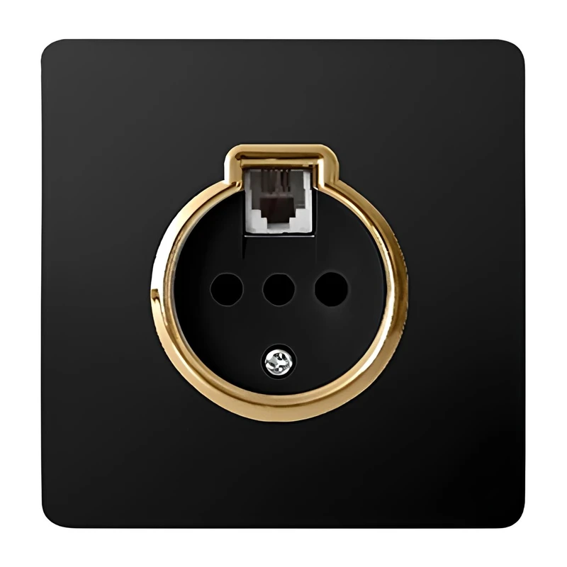 تصویر 1 از پریز تلفن دو منظوره آسیا الکتریک + انتخاب عالی