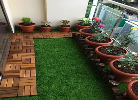 چمن مصنوعی برای بالکن و فضا های کوچک