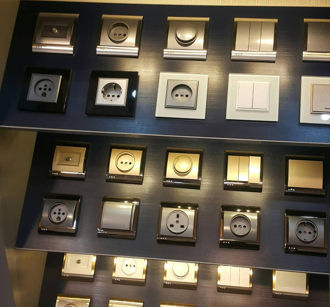 تصویر 1 از انواع کلید و پریز پارت با بهترین کیفیت