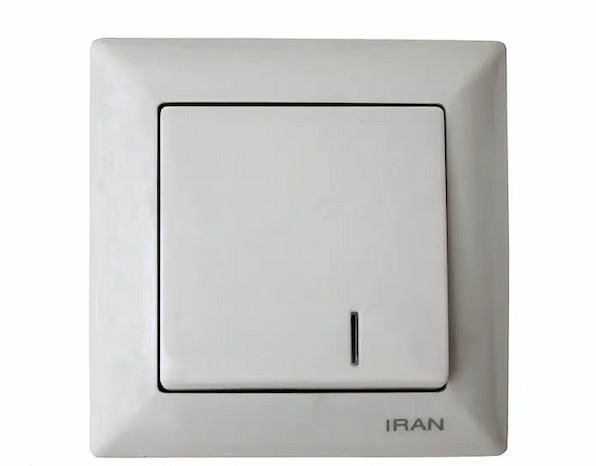 کلید و پریز تک پل با نشانگر LED کوچک رنگی